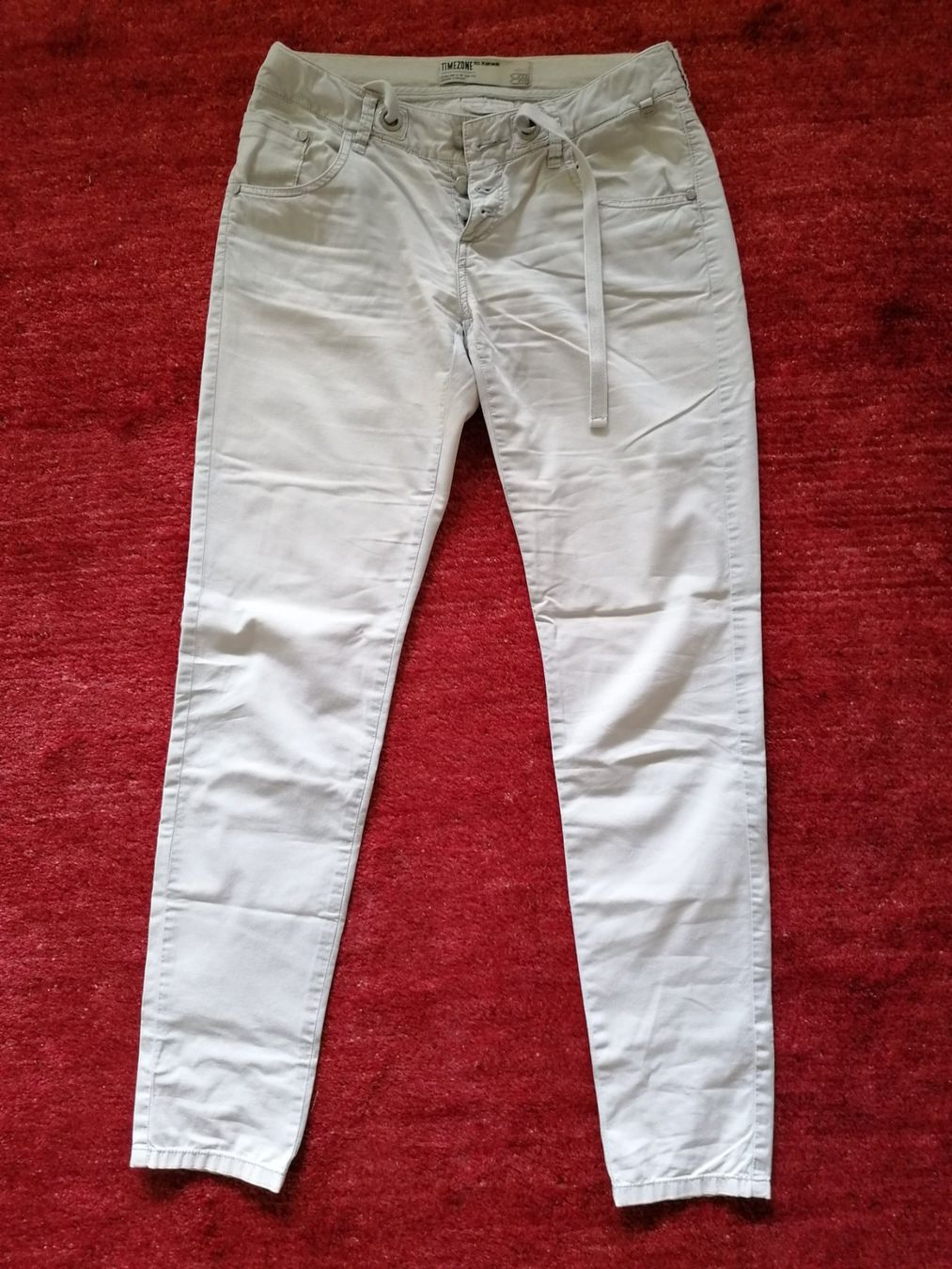 Hosen: Leichte Hose von Timezone grau/beige – Gebraucht aus Murten von sunshine334