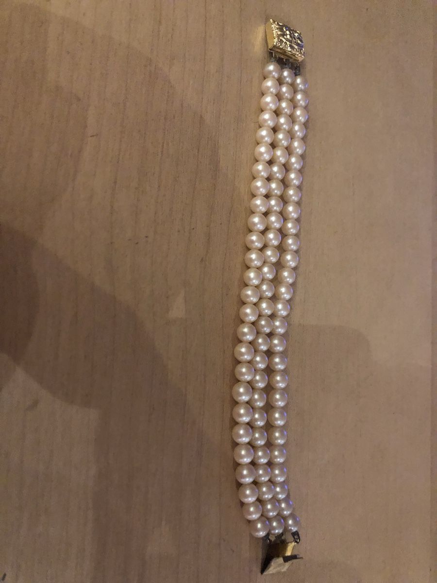 Bracciali & Braccialetti: Vintage - Perlenarmband 3-reihig – Usato da Burgdorf venduto da elatria 1