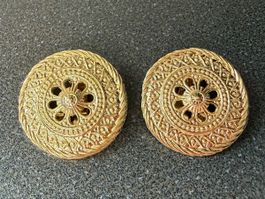 David Grau Vintage Ohrringe Clips Luxus Modeschmuck 