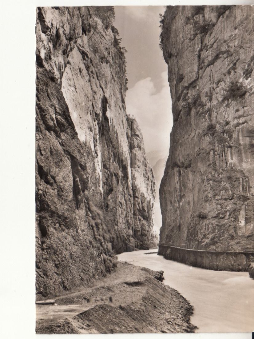 Ansichtskarten: Aareschlucht ca. 1940 – Gebraucht aus Bürglen TG von StampGraf