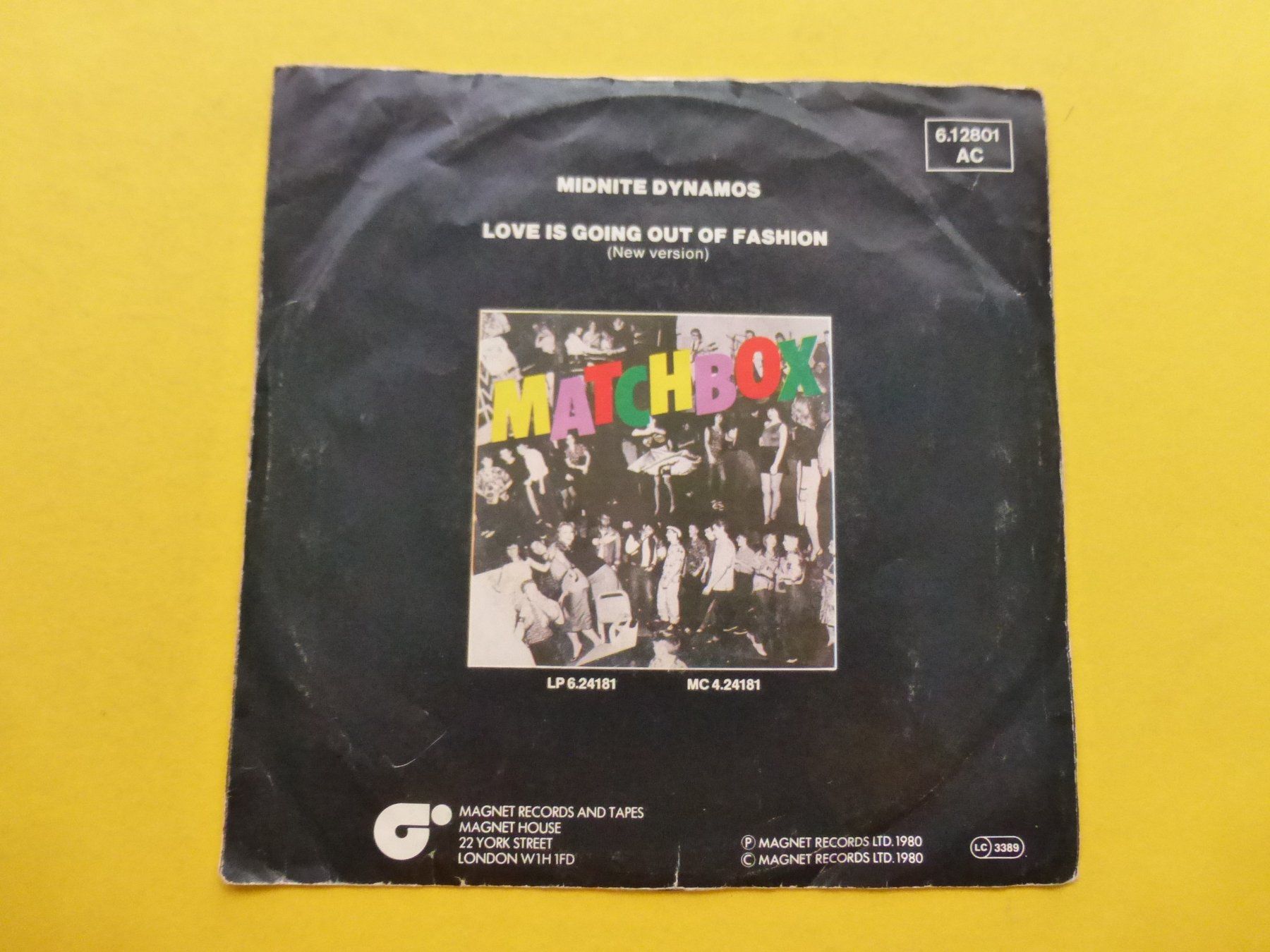 Dischi in vinile: Matchbox – Midnite Dynamos – Usato da Zürich venduto da Swiss57 1