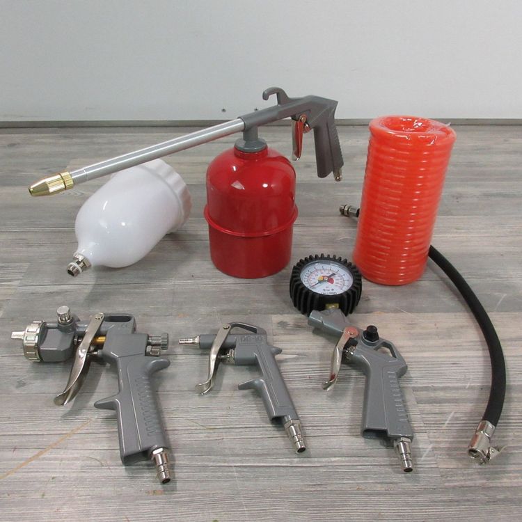 Güde Druckluft-Set 3-Tlg. Metall (3-Teilig: Reifenfüller