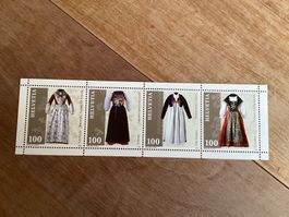 4x Fr. 1.- Sondermarken Trachten Briefmarken postfrisch 2019