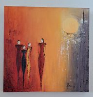 Acrylbild "Annäherung" (Unikat)