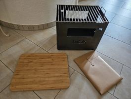 Hofats Beer Box Grill & Hocker neu mit Zubehöre 