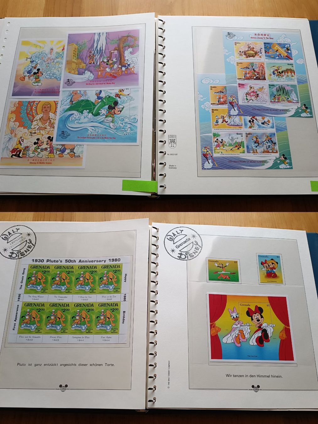 Lindner Album: Disney Briefmarken Album Malediven – Usato da Otelfingen venduto da patida 5