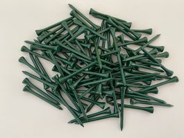 250 Golftees 70mm Holz, grün