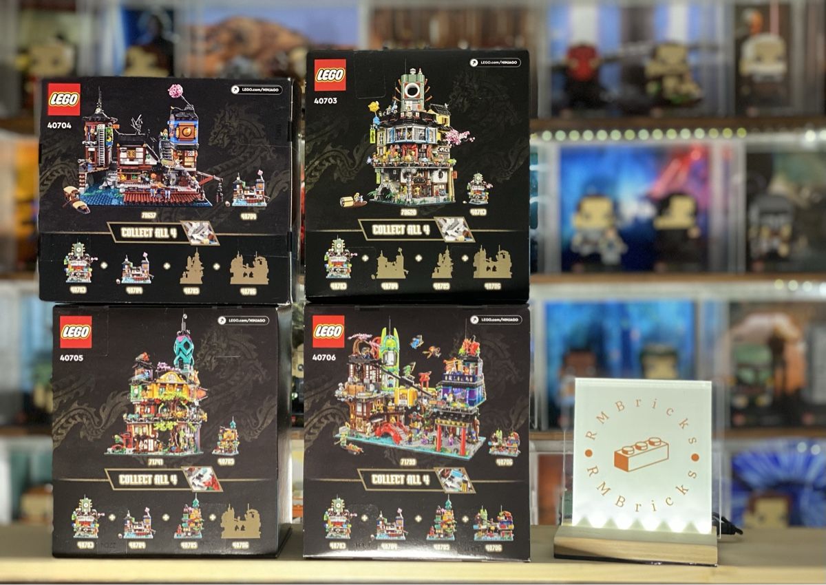 Lego Baukästen: Lego Ninjago Micro 40703, 40704, 40705, 40706 – Neu und originalverpackt aus Appenzell von RMBricks 1