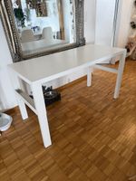 IKEA PÅHL Schreibtisch 128 × 58 cm – weiss, höhenverstellbar