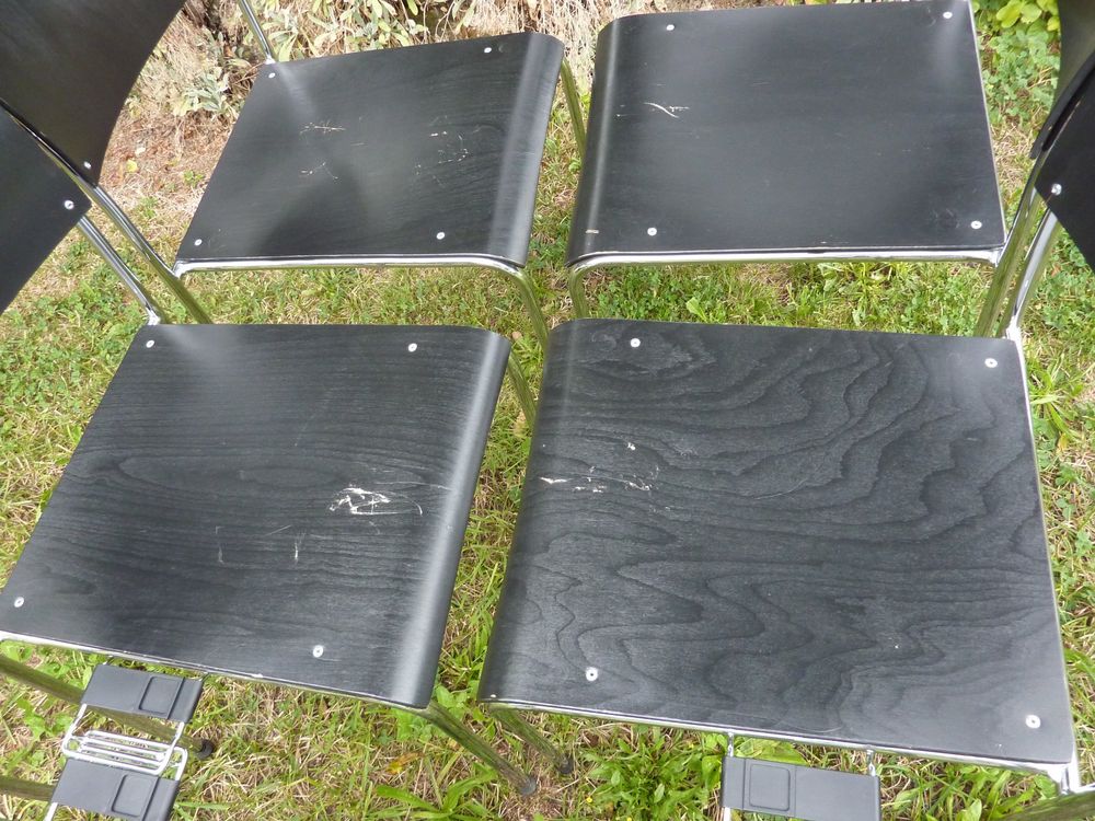 55 Stühle Dietiker ATRIO Seminarstühle Holzstühle stapelbar 4