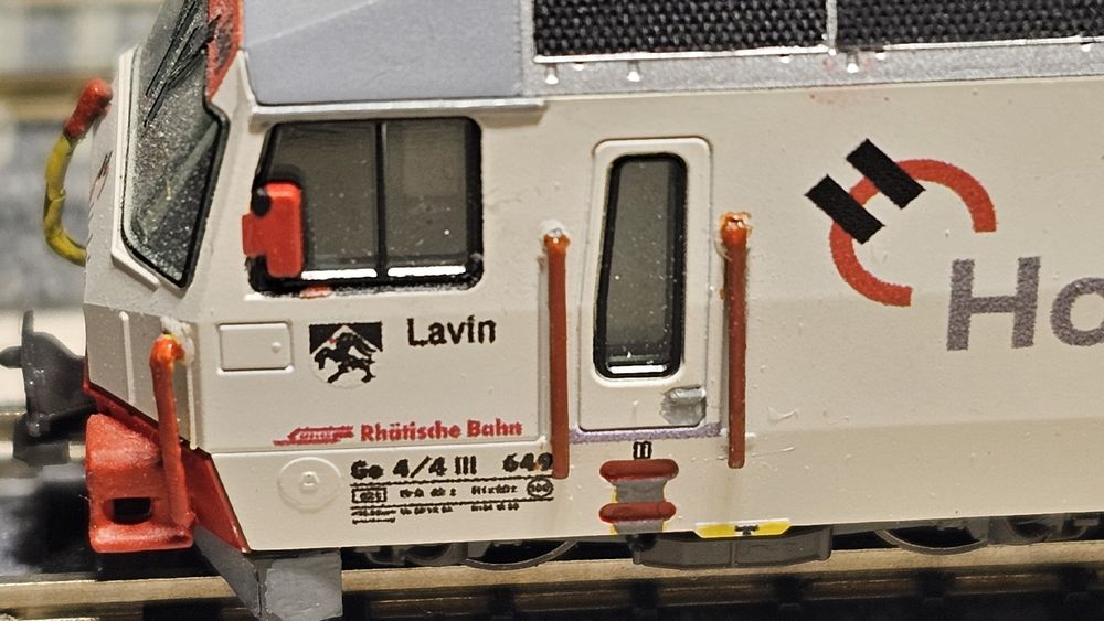 Kato 7074064 RhB Ge 4/4-II 649 Holcim Digital Top selten so
