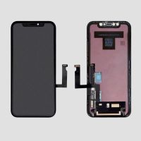 iPhone XR - Ecran original noir démonté avec rayure