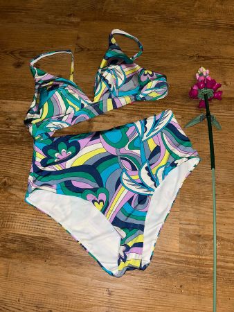 Bikini im Retromuster 36/38 Yamamay