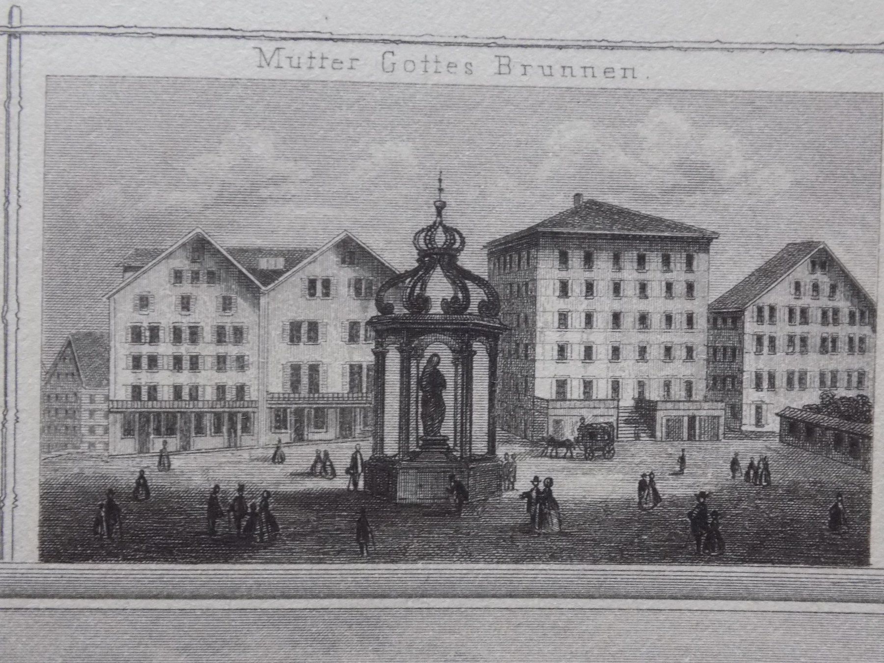Gravures: Souvenirblatt Einsiedeln – D'occasion à Risch par Rischli15 9