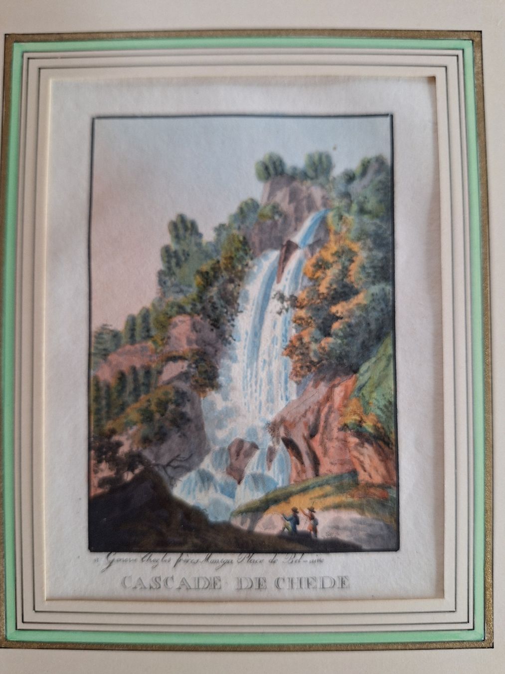 Stiche: CASCADE DE CHEDE – Gebraucht aus Bevaix von bohrap