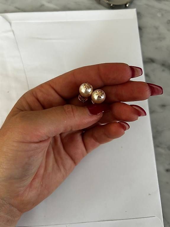 Tory Burch Orecchini pendenti & Orecchini a lobo: Ohrringe Perle Tory Burch – Usato da Tagelswangen venduto da A_lina 1