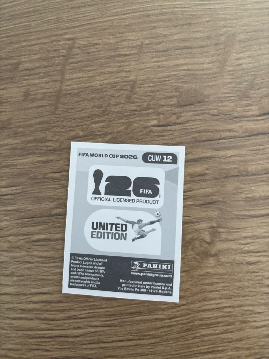 Panini Sammelbilder & Trading cards: Panini Fifa WM 2026, CUW12 – Neu (gemäss Beschreibung) aus Niederwil AG von pat_l6fn 1