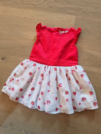 Boboli Kleid für Mädchen rot weiss, 92