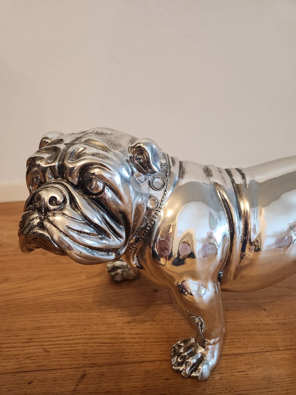 Statuette: 2 Silberne Bulldogge Dekofigur – Usato da Schlieren venduto da est_b2px 3