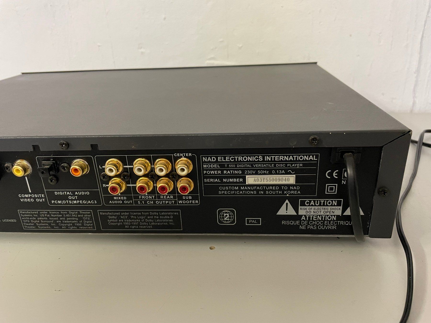 Nad Lecteur multimedia & Streamer: lecteur CD nad t550 – D'occasion à La Croix (Lutry) par netrajet 7