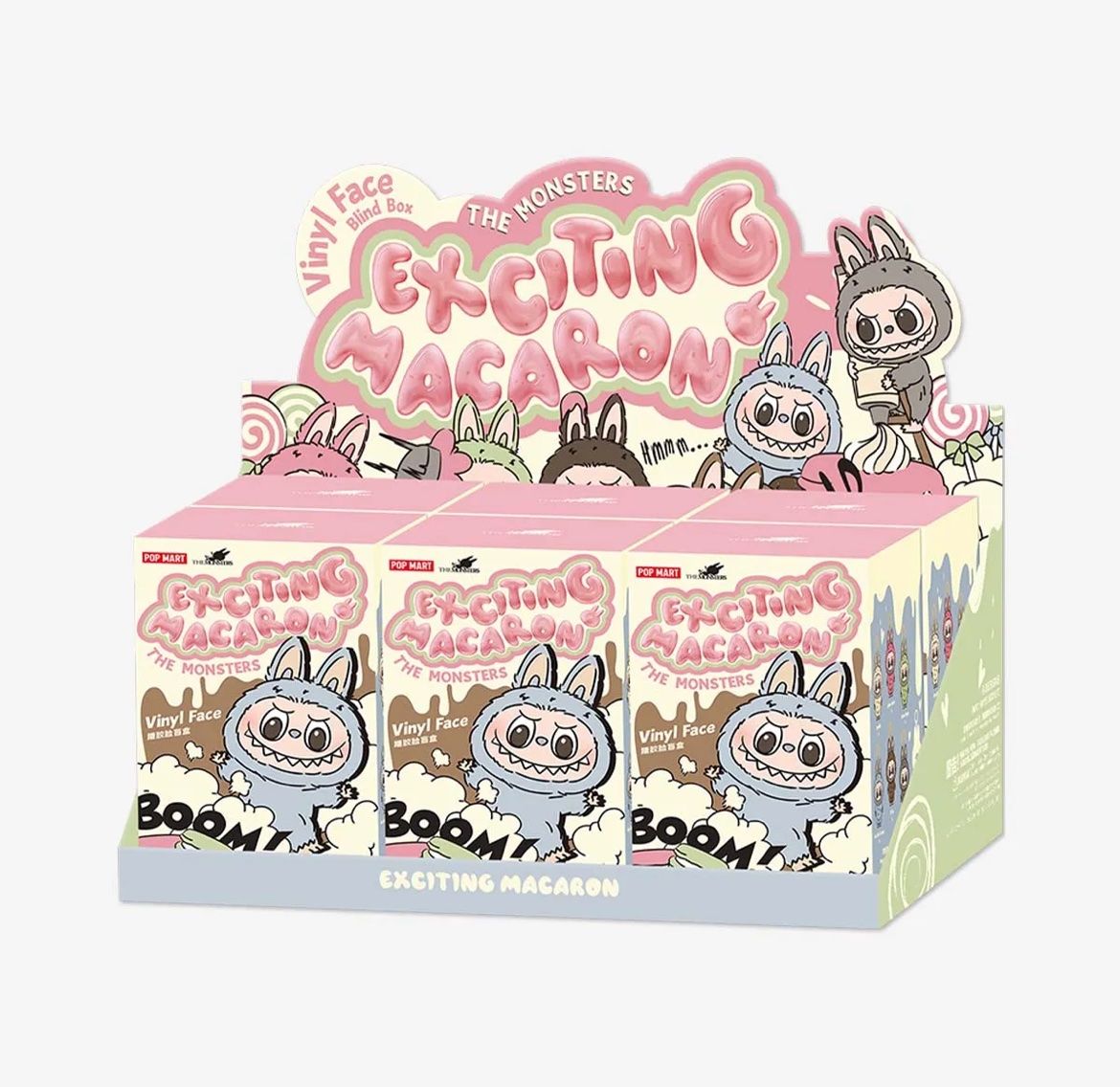 Pop Mart Statuette: Pop Mart Labubu V1 Exciting Macaron - Set – Nuovo e nell'imballaggio originale da Glattbrugg venduto da arttoy.land