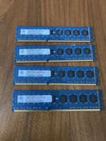 4GB DDR3 RAM Riegel (4x) - insgesamt 16 GB