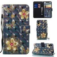 iPhone XS Max Hülle Etui Wallet Case Flip Cover Tasche Coque