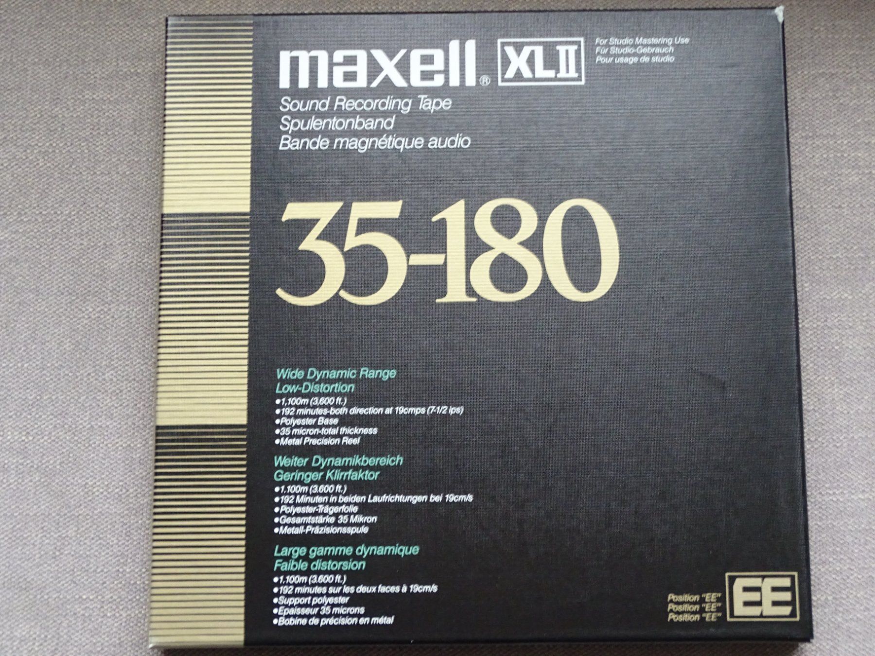 Revox Apparecchi a nastro: Spule Revox mit Band BASF oder Maxell – Usato da Hirzel venduto da Musicman03 2