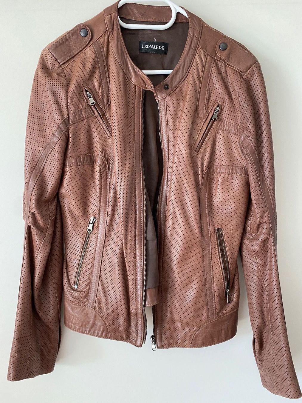 Giacche: Wunderschöne Lederjacke, Leonardo (Gr. 38/40) – Usato da Olten venduto da smashbox
