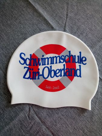 Badehaube Schwimmschule Züri-Oberland Weiss Grösse M