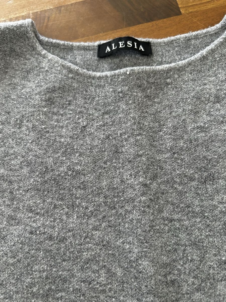 Maglioni & Felpe: ALESIA Edler Strickpullover Grau Gr. L – Usato da Balsthal venduto da LaLiLu77 1