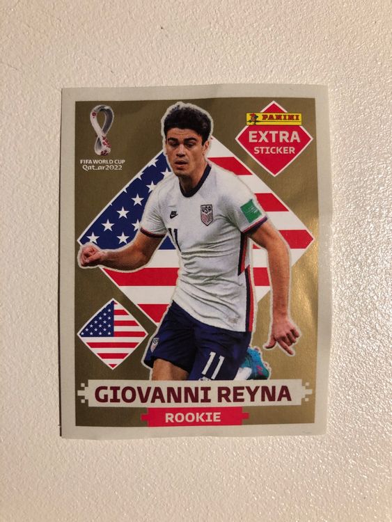 Panini WM Extra Sticker Giovanni Reyna Gold | Kaufen Auf Ricardo