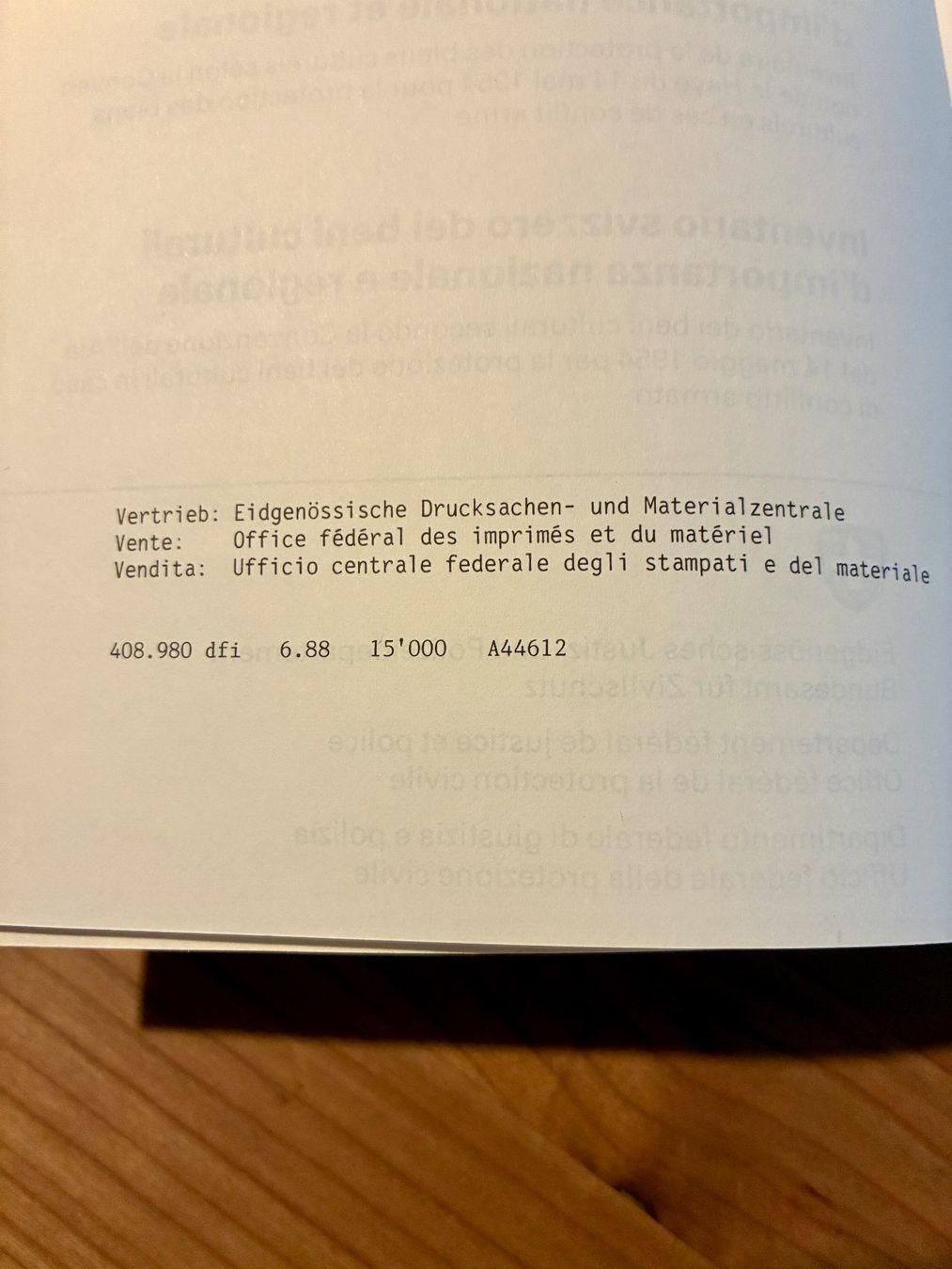 Bücher: Buch "Schweizer Inventar der Kulturgüter" – Gebraucht aus Zürich von tersus1981 1