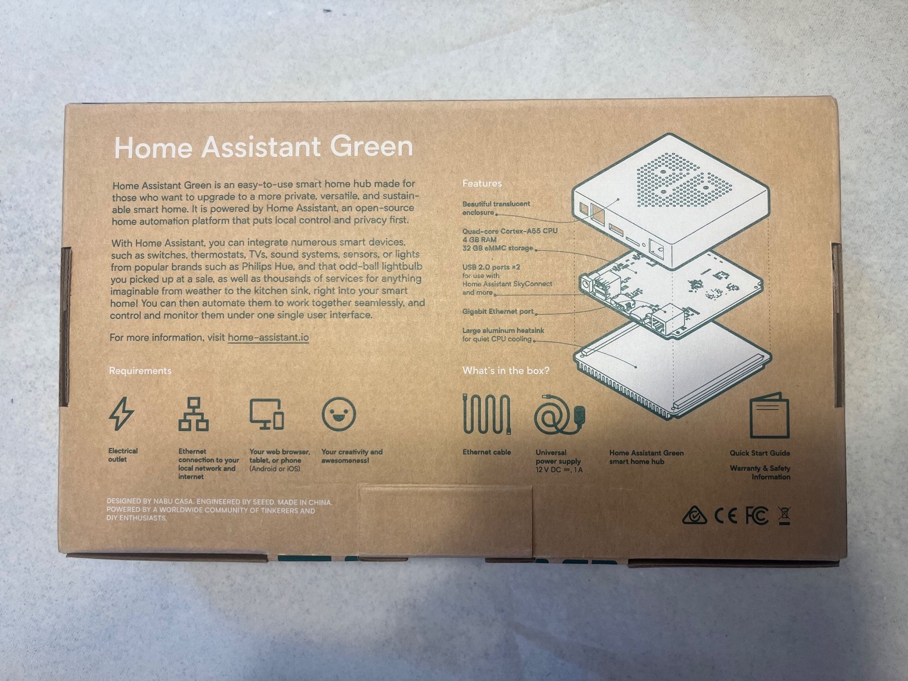 Componenti elettronici: Home Assistant Green Box von Nabu – Nuovo (secondo la descrizione) da Burgdorf venduto da A006972 4