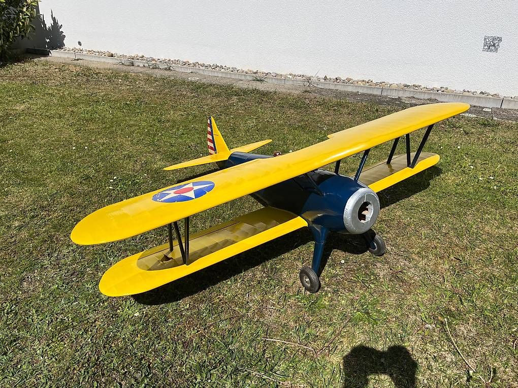 Kit di modellismo & Modellini statici: Modellflugzeug Stearman PT-17 164cm Spannweite – Usato da Lufingen venduto da slowflyer1 1