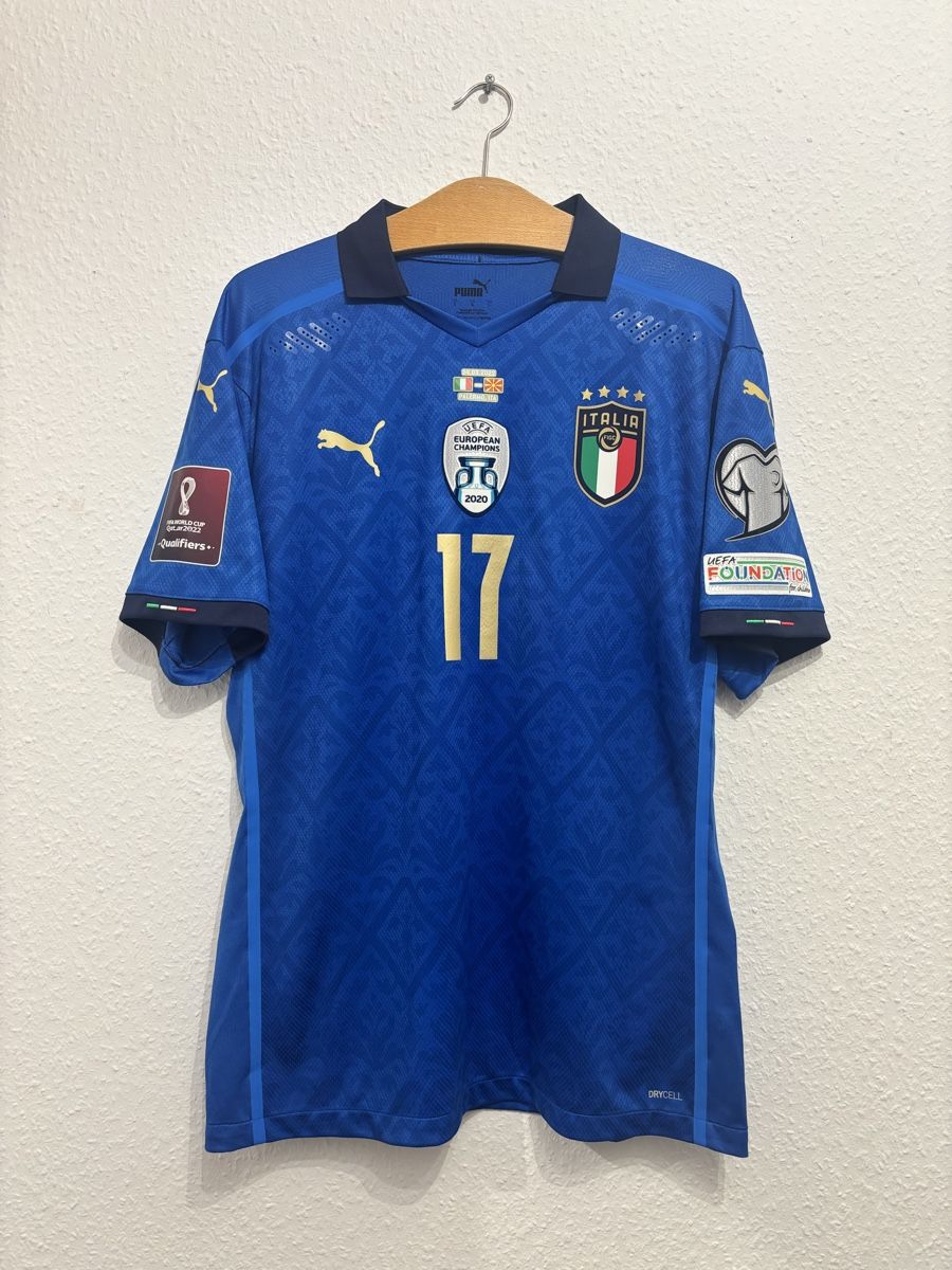 Puma Canottiere & Pantaloni: Matchworn Ciro Immobile Italia – Usato da Genève venduto da luc_7zb7 1