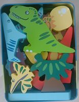 Holz Puzzle Dinosaurier Tiermotive wie neu