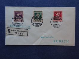 1916 Pro Juventute Satzbrief