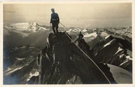Galenstock  VS / UR - Bergsteiger, n. Rhonegletscher um 1917