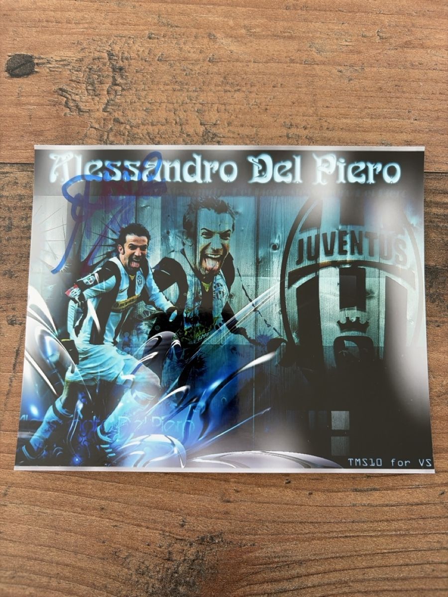 Autografi: Alessandro Del Piero original Autogramm Juventus – Usato da Widnau venduto da Spetz