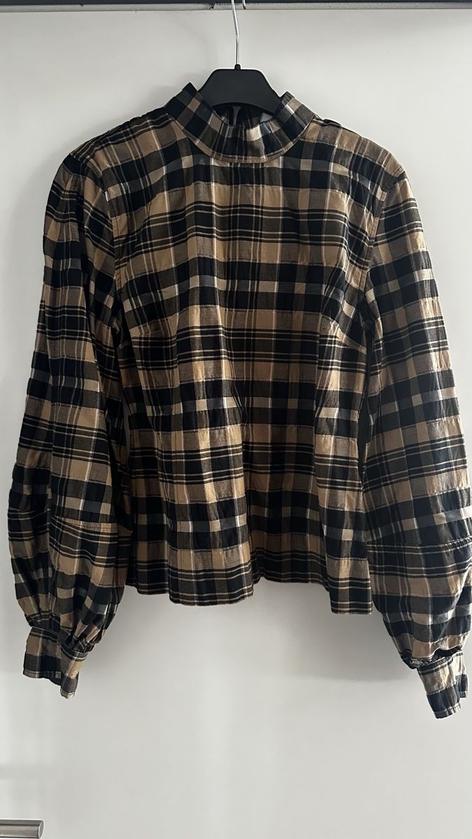 Ganni Camicette: GANNI Checkered Blouse Size 36. – Usato da Luzern venduto da ida_hv2y 1