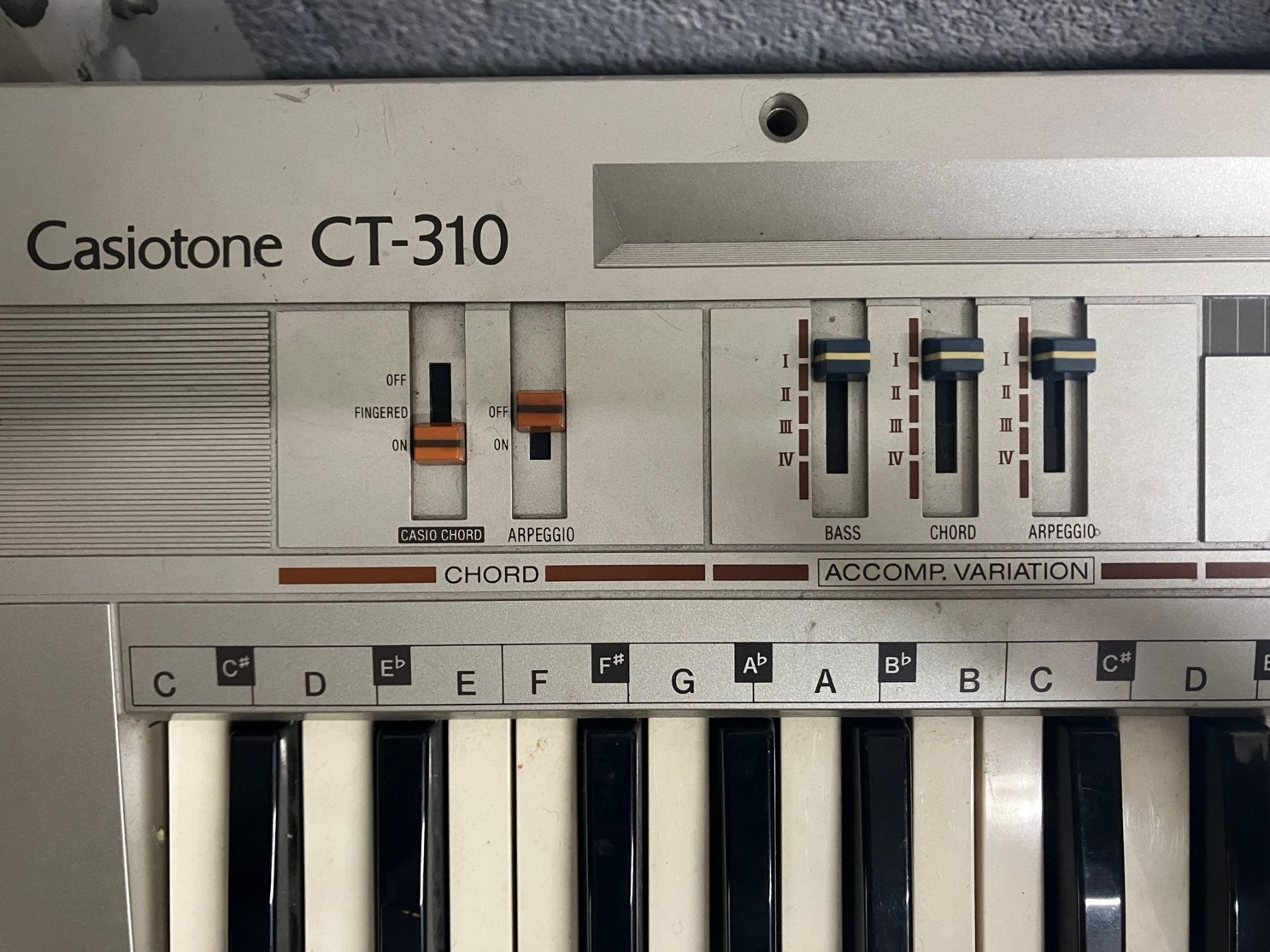 Casio Strumenti musicali: Casiotone CT 310 – Usato da la chaux-de-fonds venduto da Astromanalain 1