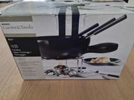 Neues Fondue-Set: komplett, 15-teilig