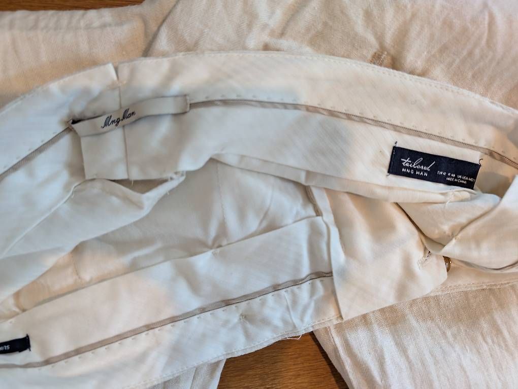 Mango Pantalons: Lange Leinenhose beige Herren – D'occasion à Ennetbaden par pau_8kxv 2