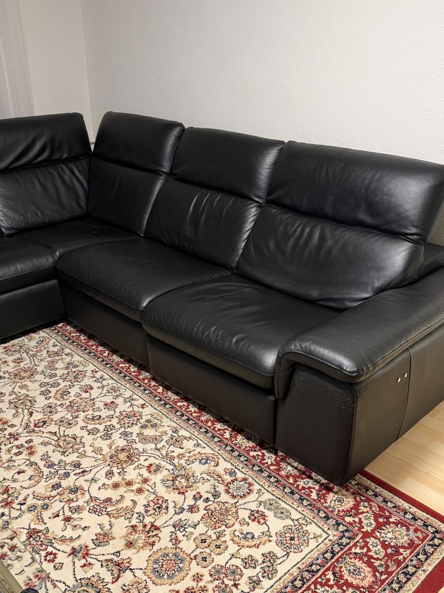 Sofas: Sofa aus echtem Leder – Gebraucht aus Trasadingen von Kaffee.mann 2