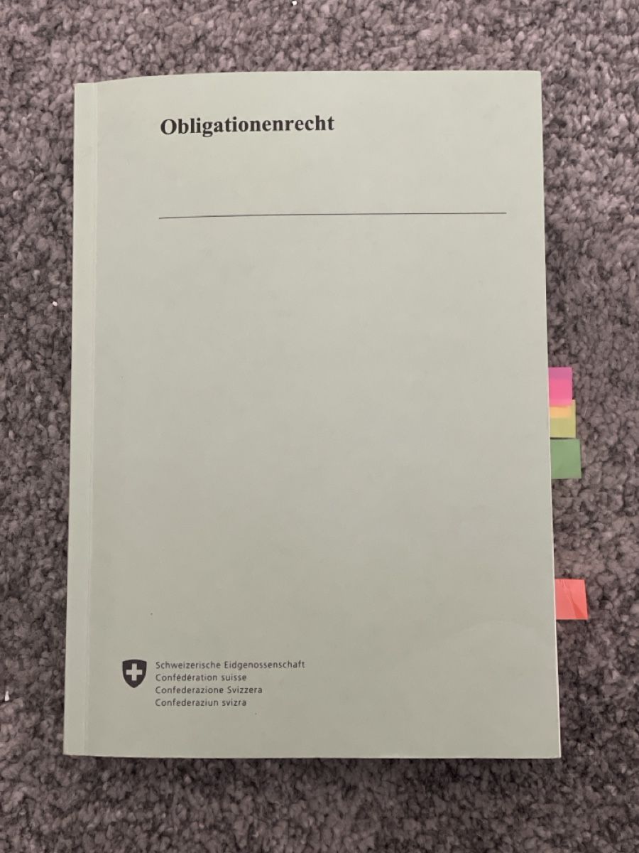 Bücher: Buch Obligationenrecht 2020 – Gebraucht aus Winterthur von mamba2021