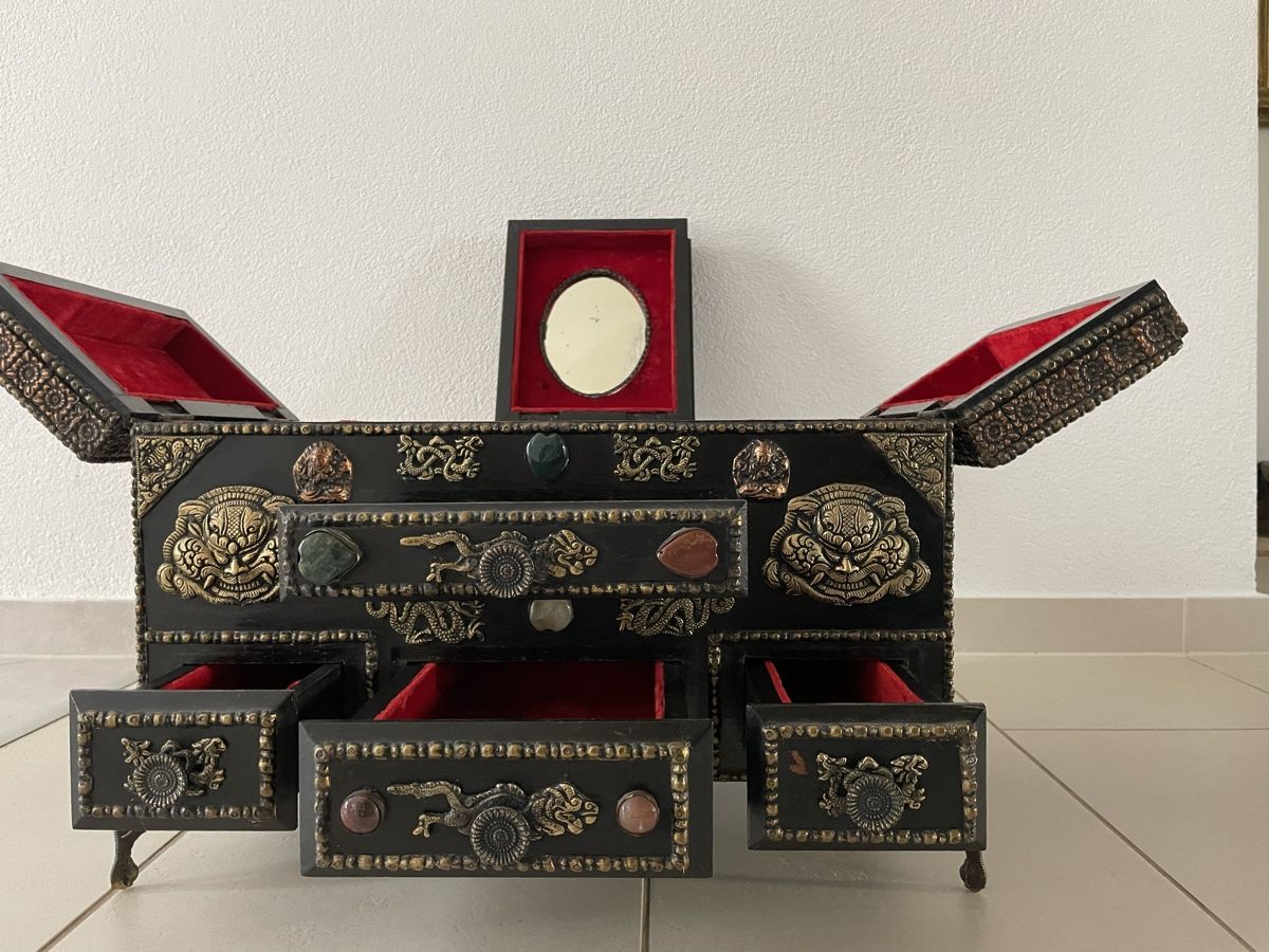 Barattoli: Schmuck Kasten / Schatulle antik – Nuovo (secondo la descrizione) da Lindau venduto da Gybsi0 7