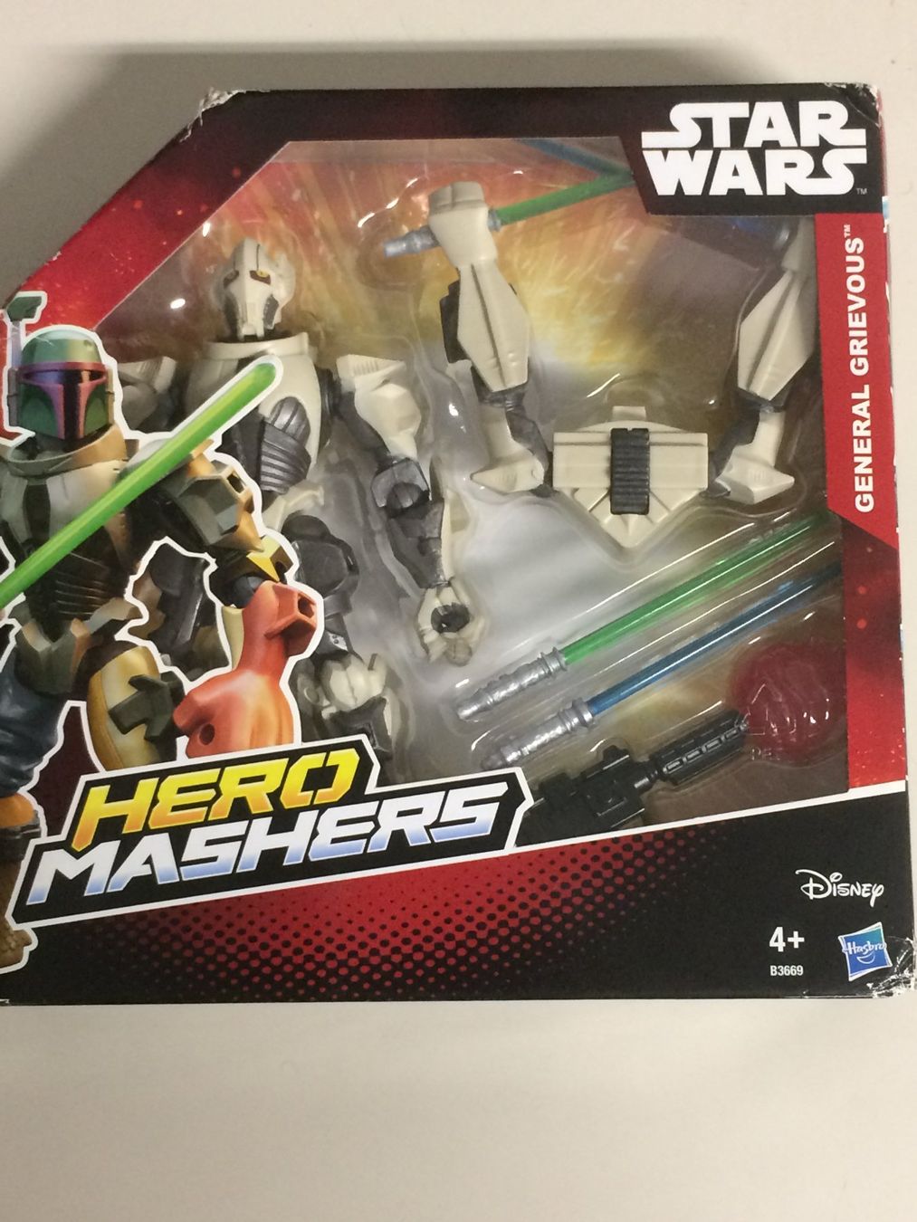 Star Wars Statuette: STAR WARS MASHERS GENERAL GRIEVOUS 15 cm ACTION FIGURE Hasbr – Nuovo e nell'imballaggio originale da Vezia venduto da Aquarius_Age