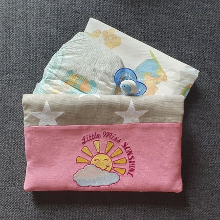 Wickeltasche, Windeletui, Geschenkidee, handgemacht, Baby
