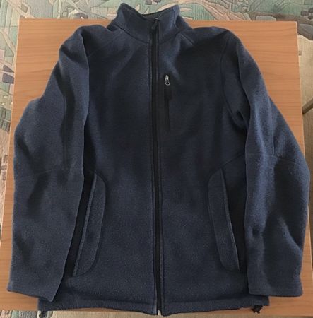ATRIUM Herren Fleecejacke Blau – Grösse M, warm